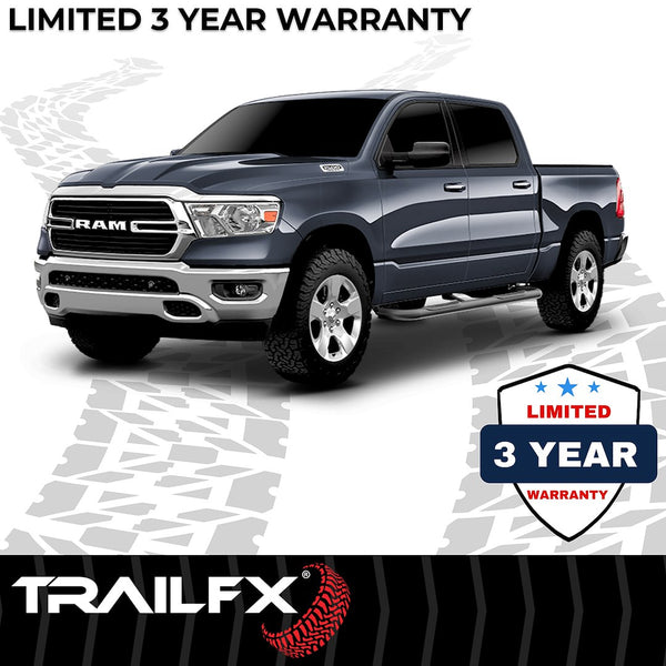 TrailFX Nerf Bar Round Tube Side Steps (MPN: A0046B)