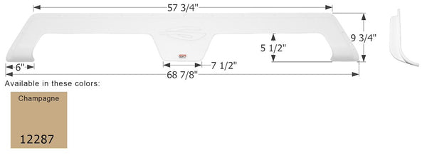 Icon Fender Skirt for Gulfstream Conquest (MPN: 12287)