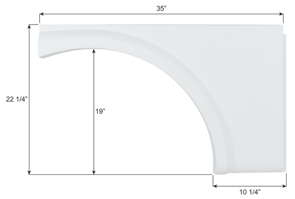Icon Fender Skirt for Thor Avanti Models (MPN: 16771)