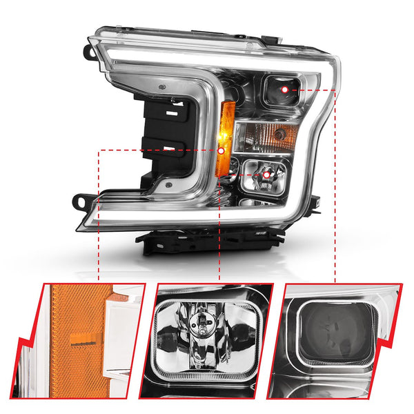 AnzoUSA Headlight Assembly (MPN: 111468)