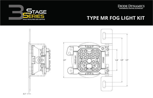 Diode Dynamics Stage Series Sport Fog Light (MPN: DD7053)