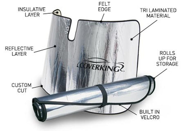Custom Windshield Shade by Coverking (MPN: CSSZ65DG9592)