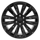 OE Wheels CA91 Gloss Black Wheel (MPN: CA91-22090-6550-28B)