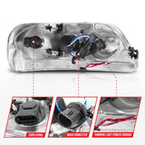 AnzoUSA Headlight Assembly Set (MPN: 111504)
