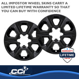 Coast To Coast Impostor Wheel Skin 17 Inch (MPN: IWCIMP413BLKN)