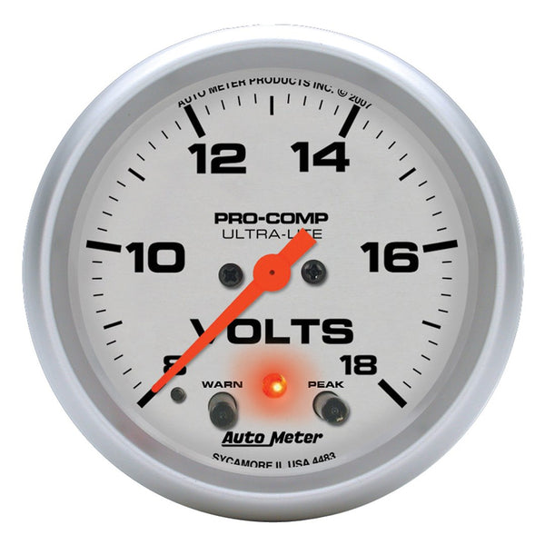 AutoMeter Ultra-Lite Voltmeter (MPN: 4483)