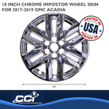 Coast To Coast Impostor Wheel Skin 18 Inch (MPN: IMP466X)