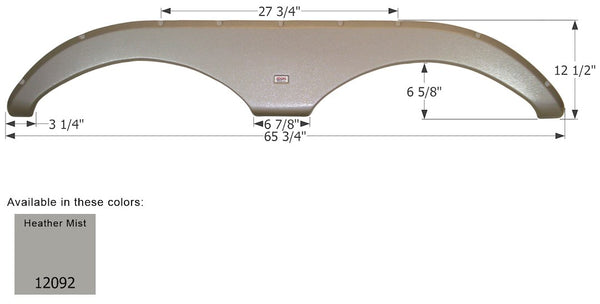 Icon Fender Skirt for Gulfstream Mako Models (MPN: 12092)