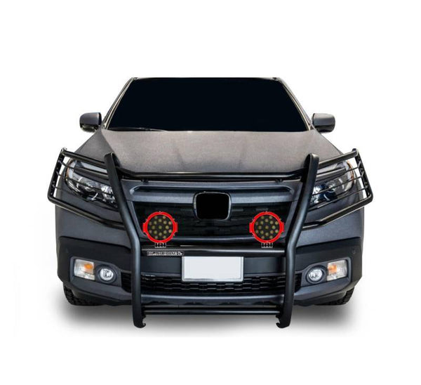 Black Horse Grille Guard Kit (MPN: 17H01MA-PLR)
