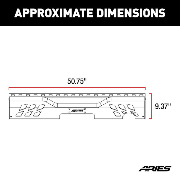 Aries TrailChaser Modular Jeep Bumper (MPN: 2081021)