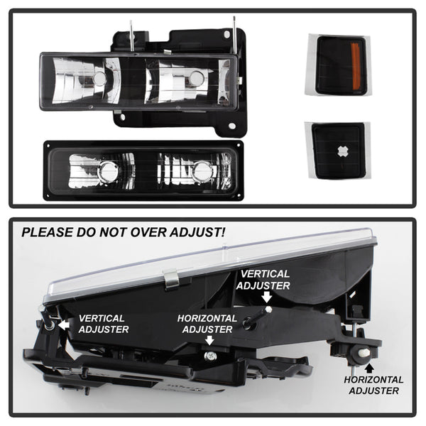 Xtune Headlight Assembly With Halogen Bulbs (MPN: 5072221)