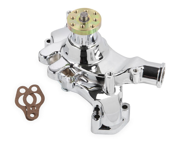 Mr Gasket Chrome Aluminum Water Pump (MPN: 7016G)