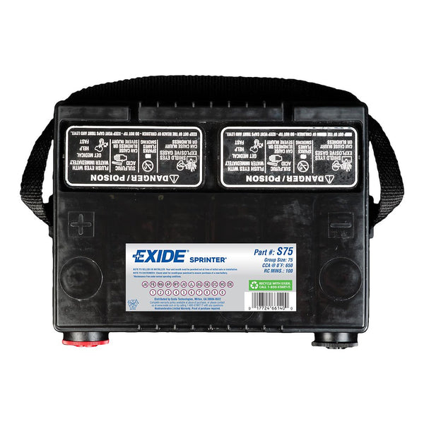 Exide Sprinter Classic Automotive Battery (MPN: S75)