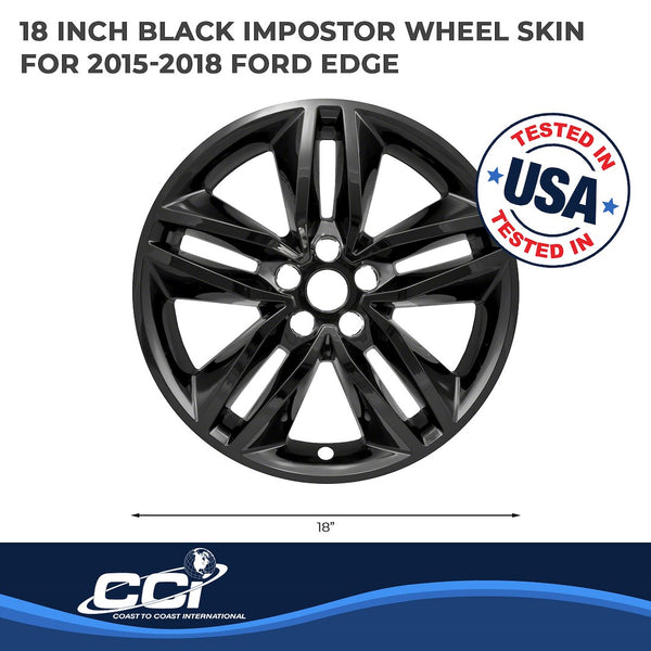 Coast To Coast Impostor Wheel Skin 18 Inch (MPN: IWCIMP385BLK)