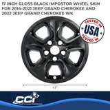 Coast To Coast Impostor Wheel Skin 17 Inch (MPN: IWCIMP365BLK)