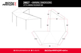 Body Armor 4x4 Awning (MPN: 20027)