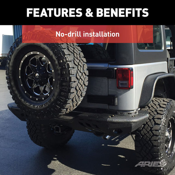 Aries TrailChaser Bumper End (MPN: 2081220)