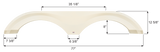 Icon Fender Skirt For Tandem Axle RVs (MPN: 16559)