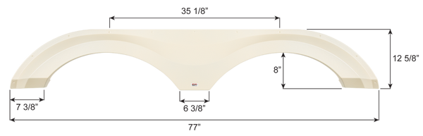 Icon Fender Skirt For Tandem Axle RVs (MPN: 16559)