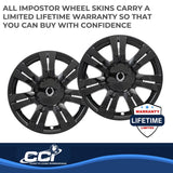 Coast To Coast Impostor Wheel Skin 18 Inch (MPN: IWCIMP357BLK)