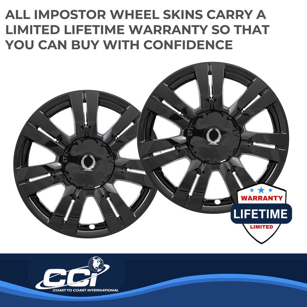Coast To Coast Impostor Wheel Skin 18 Inch (MPN: IWCIMP357BLK)