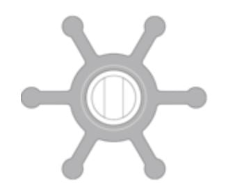 Johnson Pumps Water Pump Impeller (MPN: 09-806B-1)