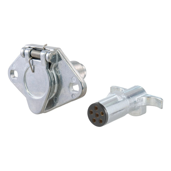 CURT 6-Way Round Trailer Wiring Connector (MPN: 58092)