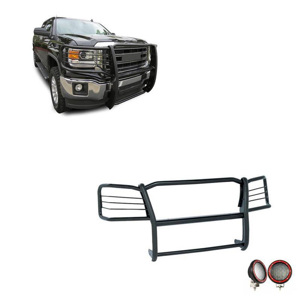 Black Horse Grille Guard Kit (MPN: 17GS12MA-PLFR)