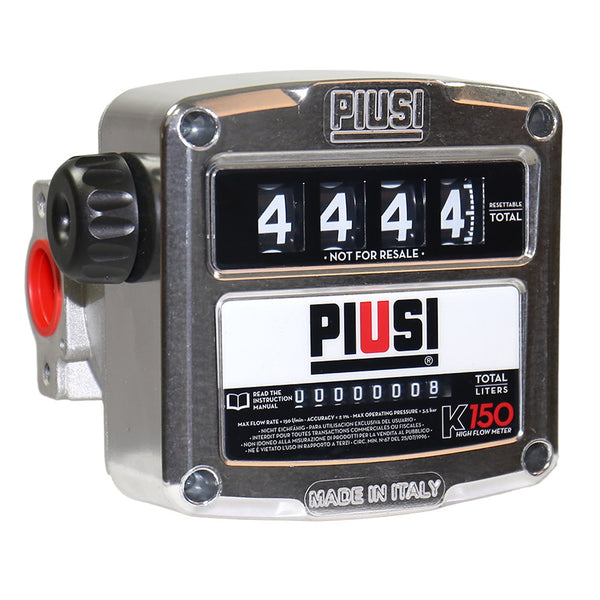 Piusi K150 High Flow Meter (MPN: F00556B10)