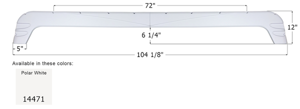 Icon Fender Skirt for Triple Axle Vehicles (MPN: 14471)