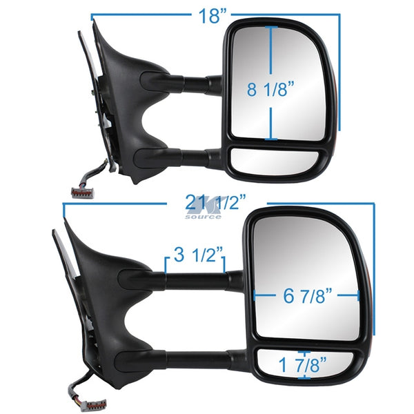 K Source Exterior Towing Mirror (MPN: 61213F)