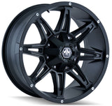Mayhem Wheels 20 Inch Matte Black Wheel (MPN: 8090-2937MB18)