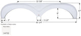 Icon Fender Skirt for Tandem Axle RVs (MPN: 14732)