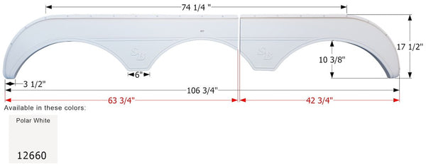 Icon Fender Skirt For Sunnybrook Models (MPN: 12660)