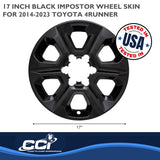 Coast To Coast Impostor Wheel Skin 17 Inch (MPN: IWCIMP413BLKN)