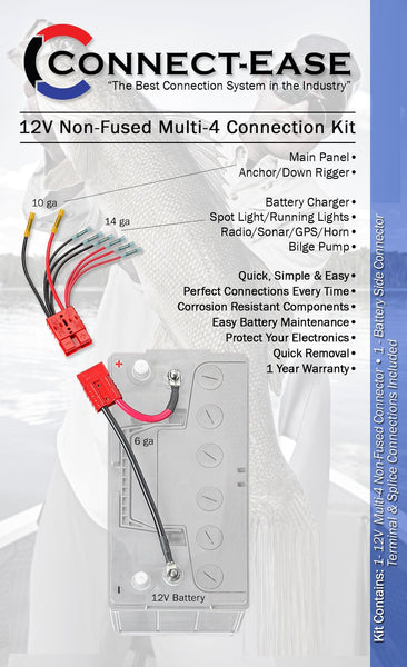 Connect-Ease Battery Connection Harness (MPN: RCE12VB4K)