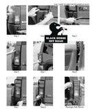 Black Horse Off Road Tail Light Guard (MPN: 7G020206SS)