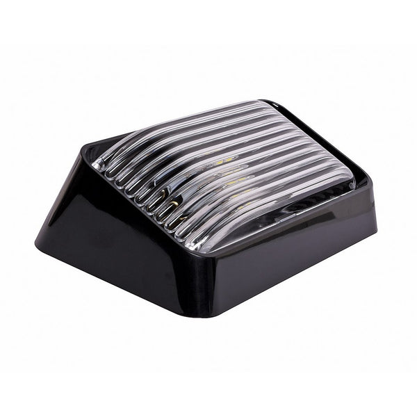 LED Porch Light with Clear Lens and Black Base (MPN: 20676)