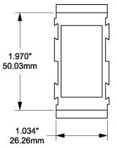Blue Sea Switch Plate Cover Mounting Bracket (MPN: 8266-BSS)