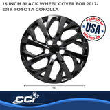 Coast To Coast 16 Inch Wheel Cover Set (MPN: IWC52816BLK)