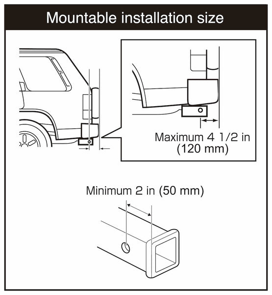 INNO Bike Rack Receiver Hitch Mount (MPN: INH110)