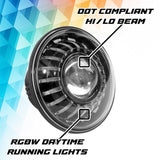 XKmax 7 Inch RGBW LED Headlight Kit (MPN: MX-7IN-JP-KIT)