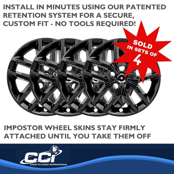 Coast To Coast Impostor Wheel Skin 18 Inch (MPN: IMP425BLK)
