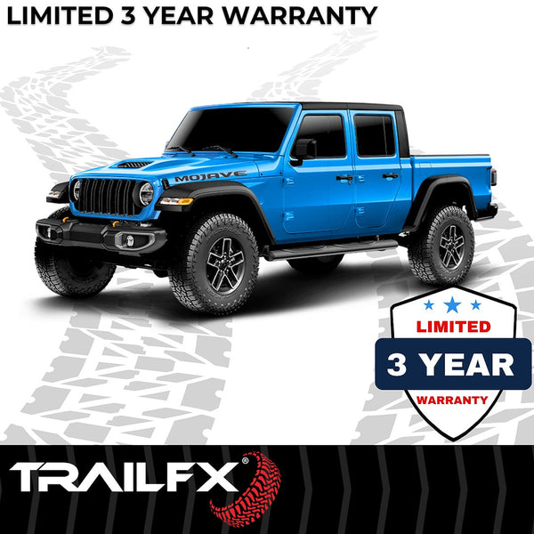 TrailFX Nerf Bar 4 Inch Oval Tube Side Steps (MPN: A1553T)