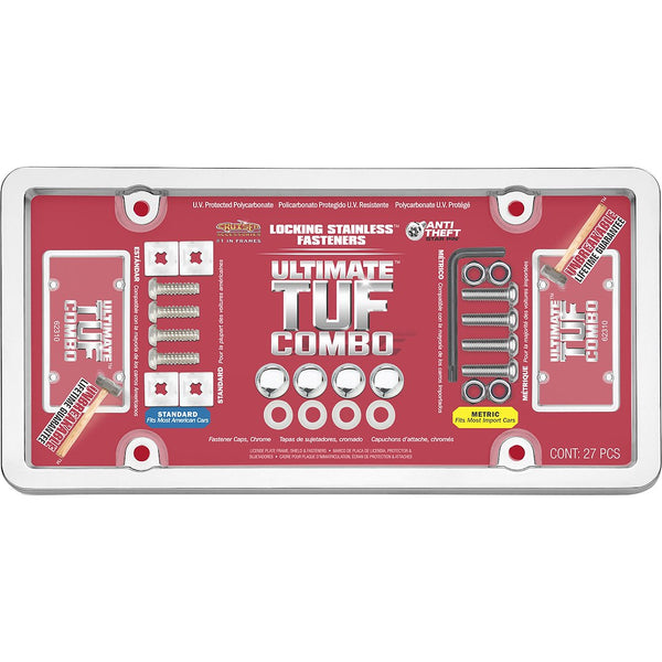 Cruiser License Plate Frame with Tuf Bubble Shield (MPN: 62310)