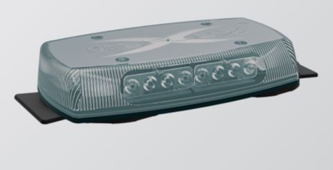 Ecco Electronic Reflex Microbar Warning Light (MPN: 5550CAC-HBT)