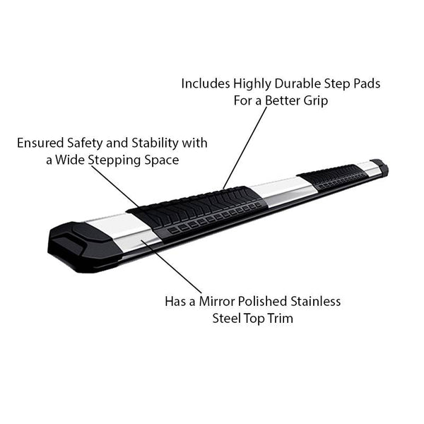 Black Horse Off Road Cutlass Running Boards (MPN: RN-FR976)