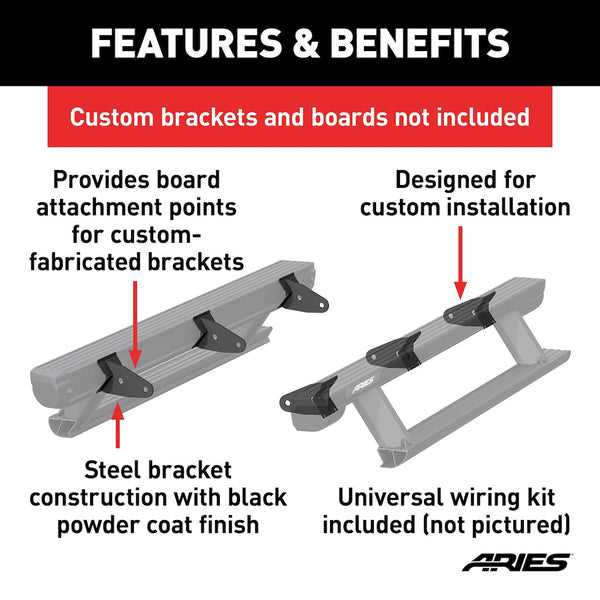 Aries ActionTrac Running Board Component (MPN: 3025176)
