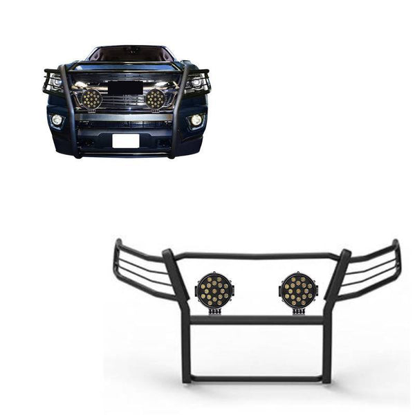 Black Horse Grille Guard Kit (MPN: 17GC15MA-PLB)