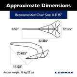 Lewmar Delta Deep Water Anchor (MPN: 0057410)